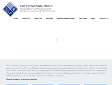 Tablet Screenshot of lwfconsulting.com